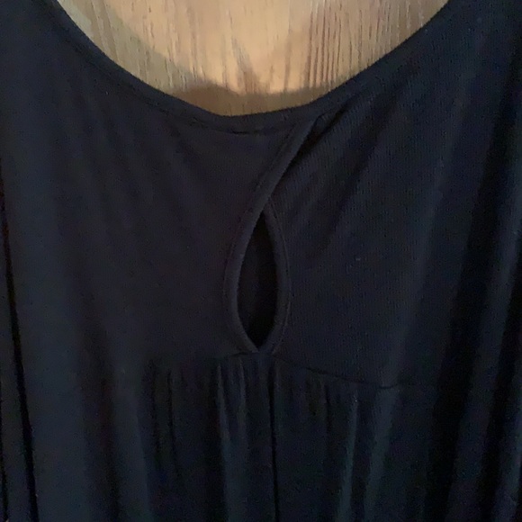 Sonoma dress top cut out shoulders black, size L - Picture 2 of 7